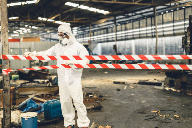 Professional Crime Scene Cleanup technician working in Mountain View, NC